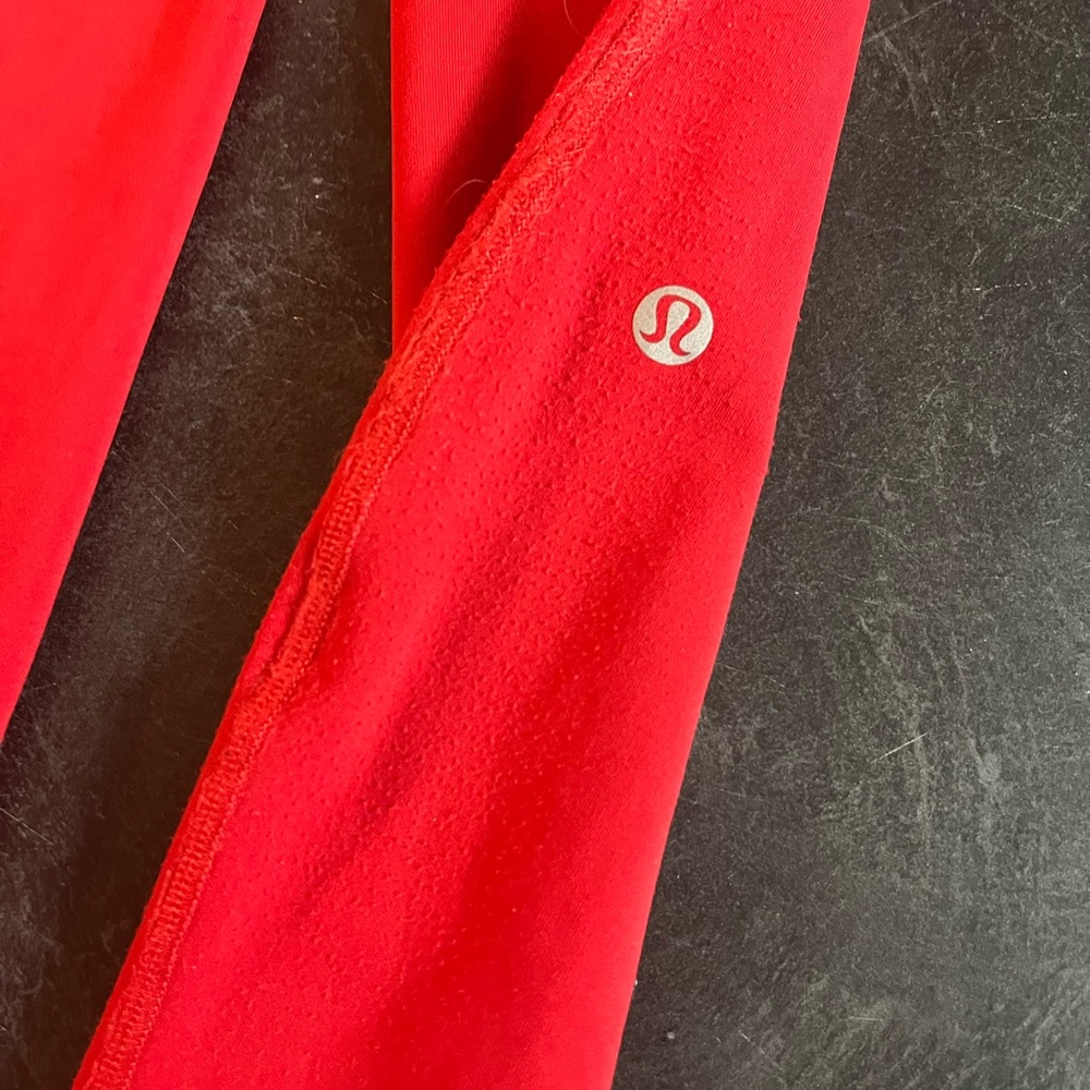 Lululemon Red Leggings